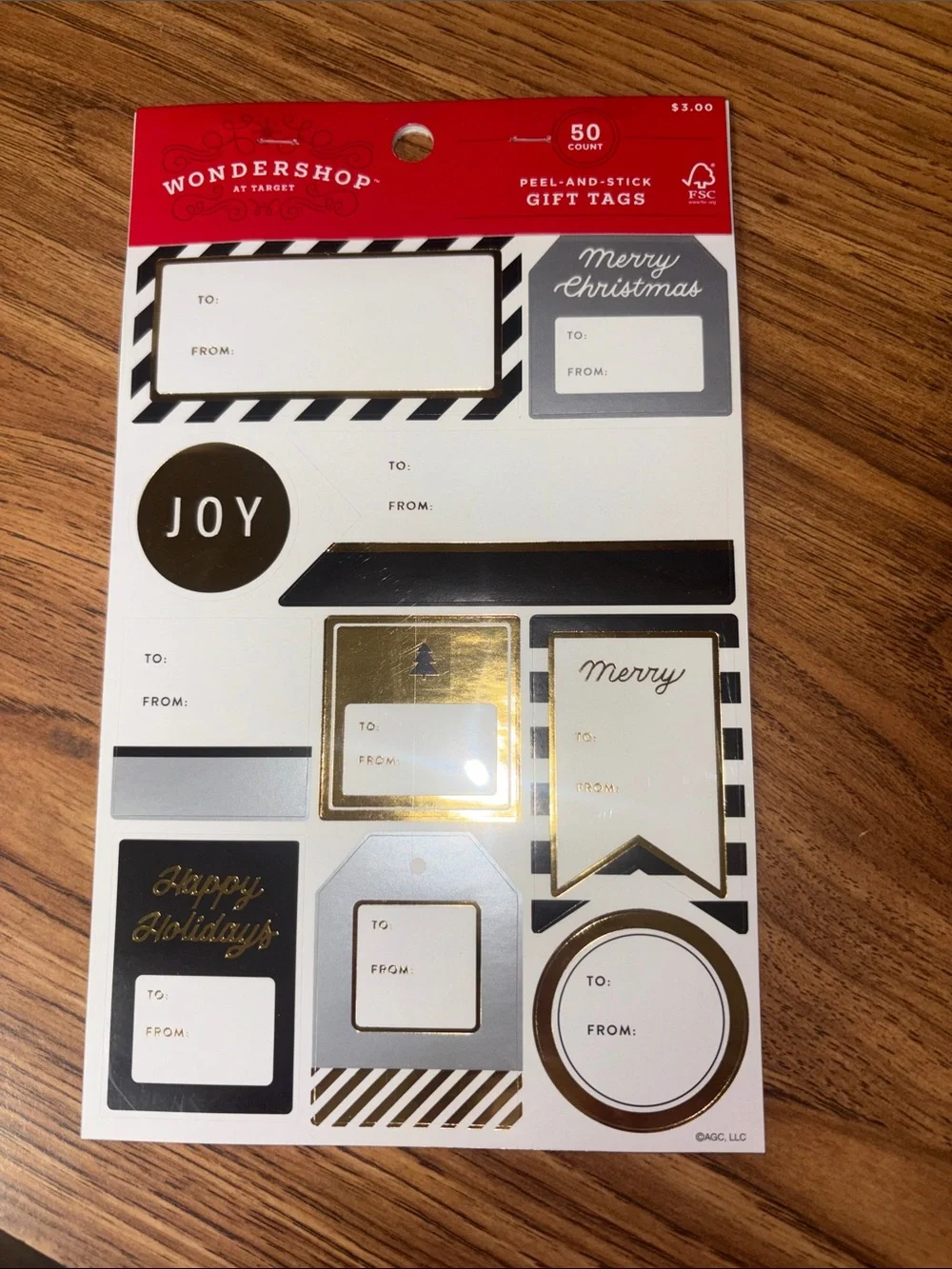 10/$10 gift tags